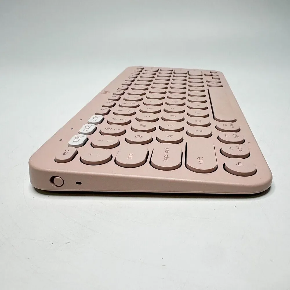 Logitech Pebble Keys 2 K380s Multi-Device Bluetooth Wireless Keyboard Tonal Rose